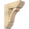 Ekena Millwork Legacy Slat Rough Sawn Bracket w/ Offset Brace, Douglas Fir, 8"W x 22"D x 26"H BKT0806X22X26LEC06RDF - alternate 1